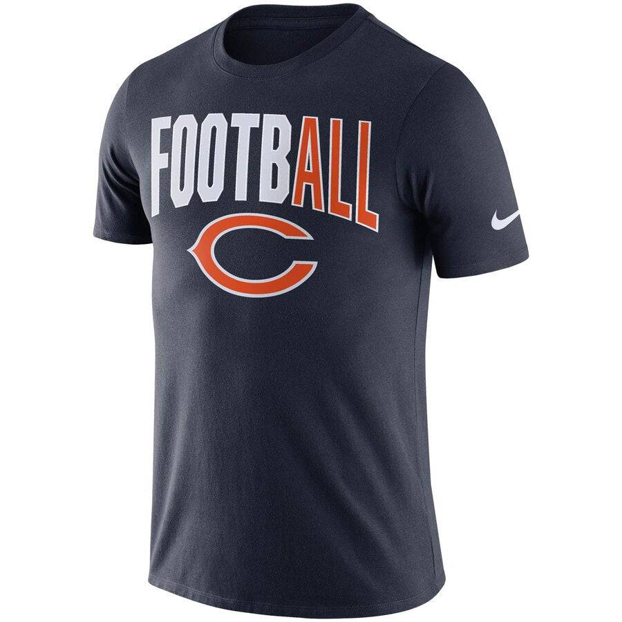 Chicago Bears Nike Sideline All Football Performance T-Shirt – Navy - Pro Jersey Sports