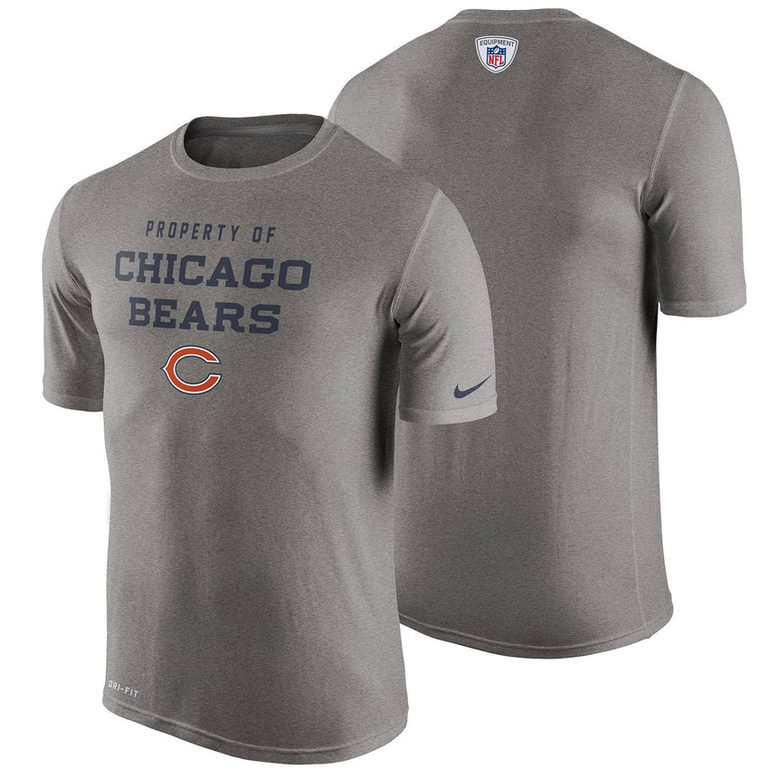 Nike Men'S Chicago Bears Legend Property Of T-Shirt - Pro Jersey Sports