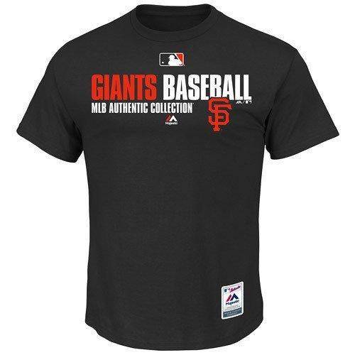 MLB Men's San Francisco Giants Black Authentic Collection Team Favorite T-Shirt - Pro Jersey Sports