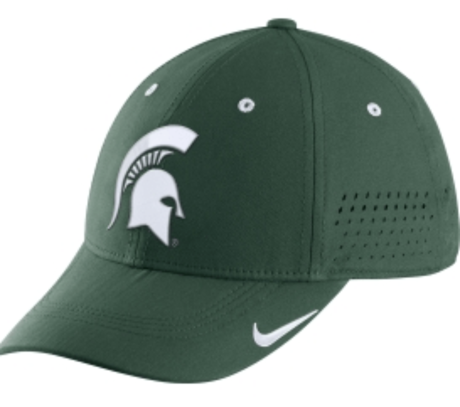 Michigan State Spartans Nike Swoosh NCAA One Size Sideline Cap - Pro Jersey Sports
