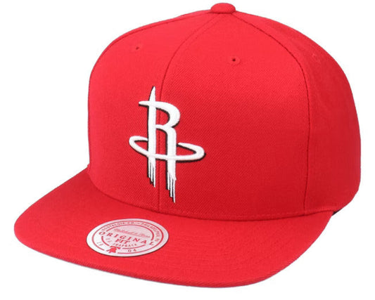 Houston Rockets Ground 2.0 Red Mitchell & Ness Snapback Hat - Pro Jersey Sports