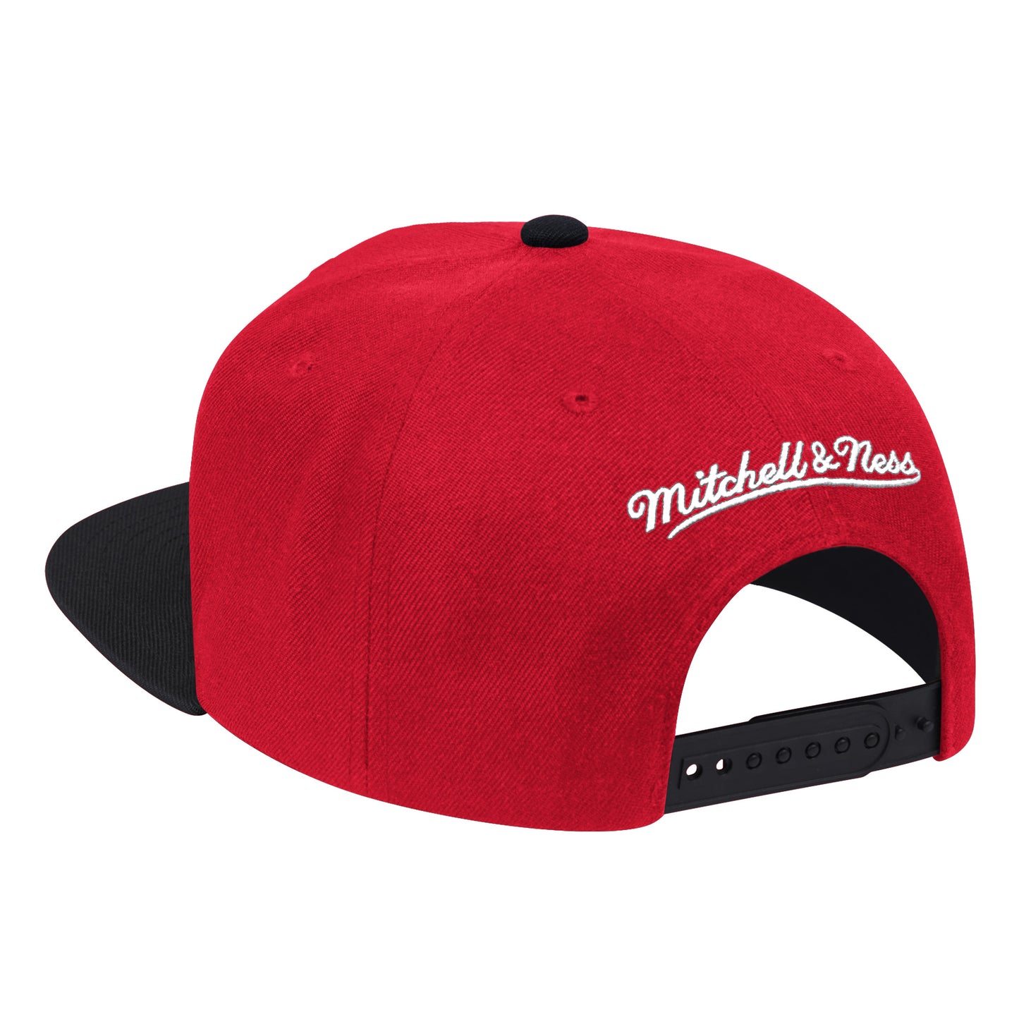 Chicago Bulls Black and Red Hardwood Classics Billboard Classic Mitchell & Ness Snapback Hat - Pro Jersey Sports
