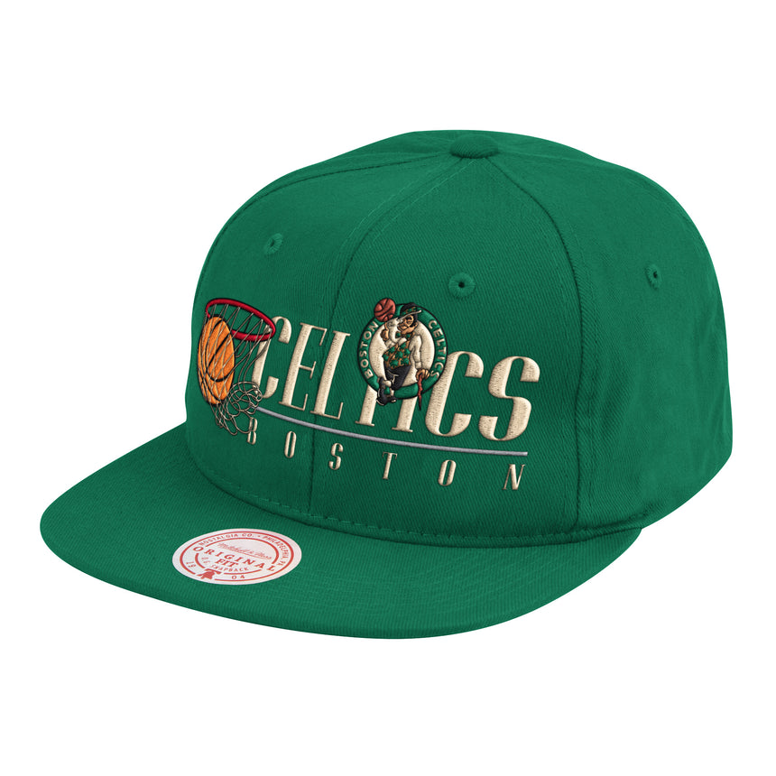 Mitchell & Ness Boston Celtics Vintage 2 Green Snapback Cap - Pro Jersey Sports