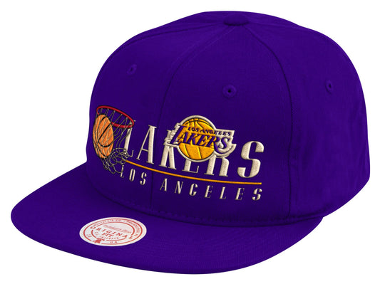 Mitchell & Ness Los Angeles Lakers Vintage 2 Purple Snapback Cap - Pro Jersey Sports