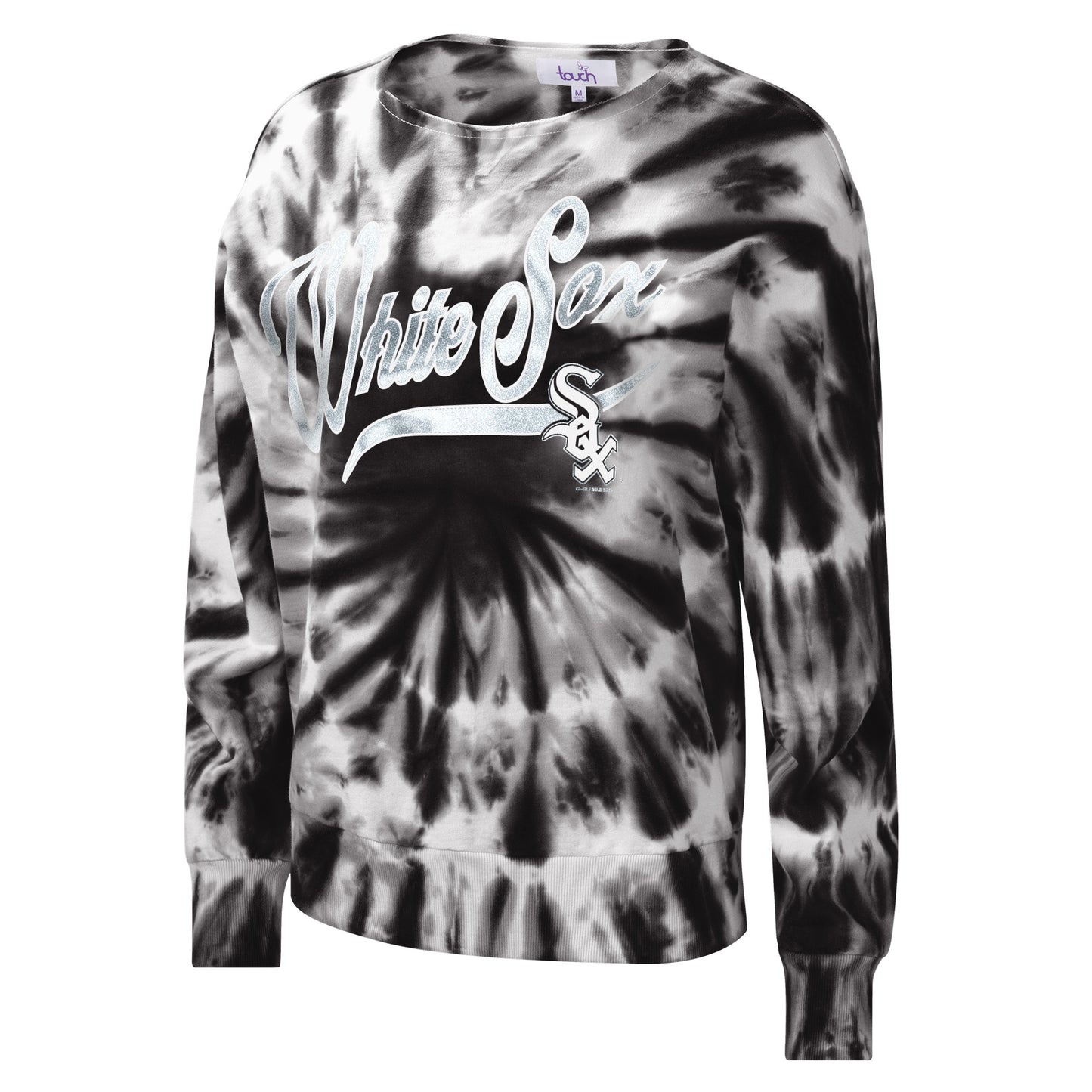 Women's Chicago White Sox Black Tie Dye Fleece Pullover - Pro Jersey Sports