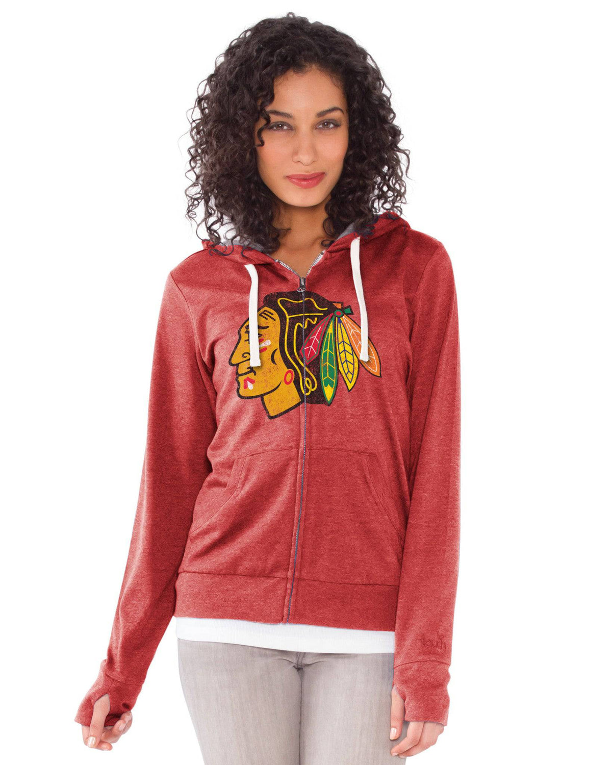 Chicago Blackhawks Ladies All Star Full-Zip Hooded Sweatshirt - Pro Jersey Sports