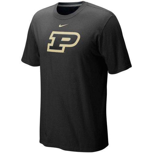 NIKE NCAA Purdue Boilermakers Classic Logo T-shirt - Black - Pro Jersey Sports