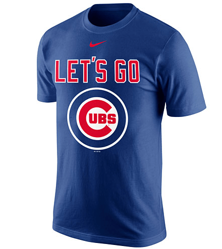 Chicago Cubs Local Phrase Lets Go T-Shirt By Nike - Pro Jersey Sports