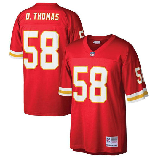 Men's Kansas City Chiefs Derrick Thomas Mitchell & Ness Red Retired Player Replica Jersey - Pro Jersey Sports