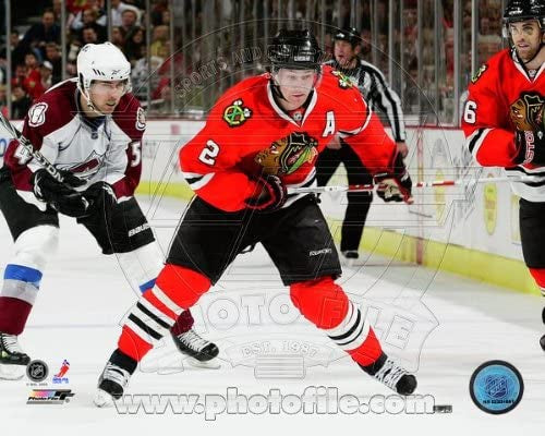 Duncan Keith Chicago Blackhawks vs. Colorado Avalanche NHL Action Photo (Size: 8X10) - Pro Jersey Sports