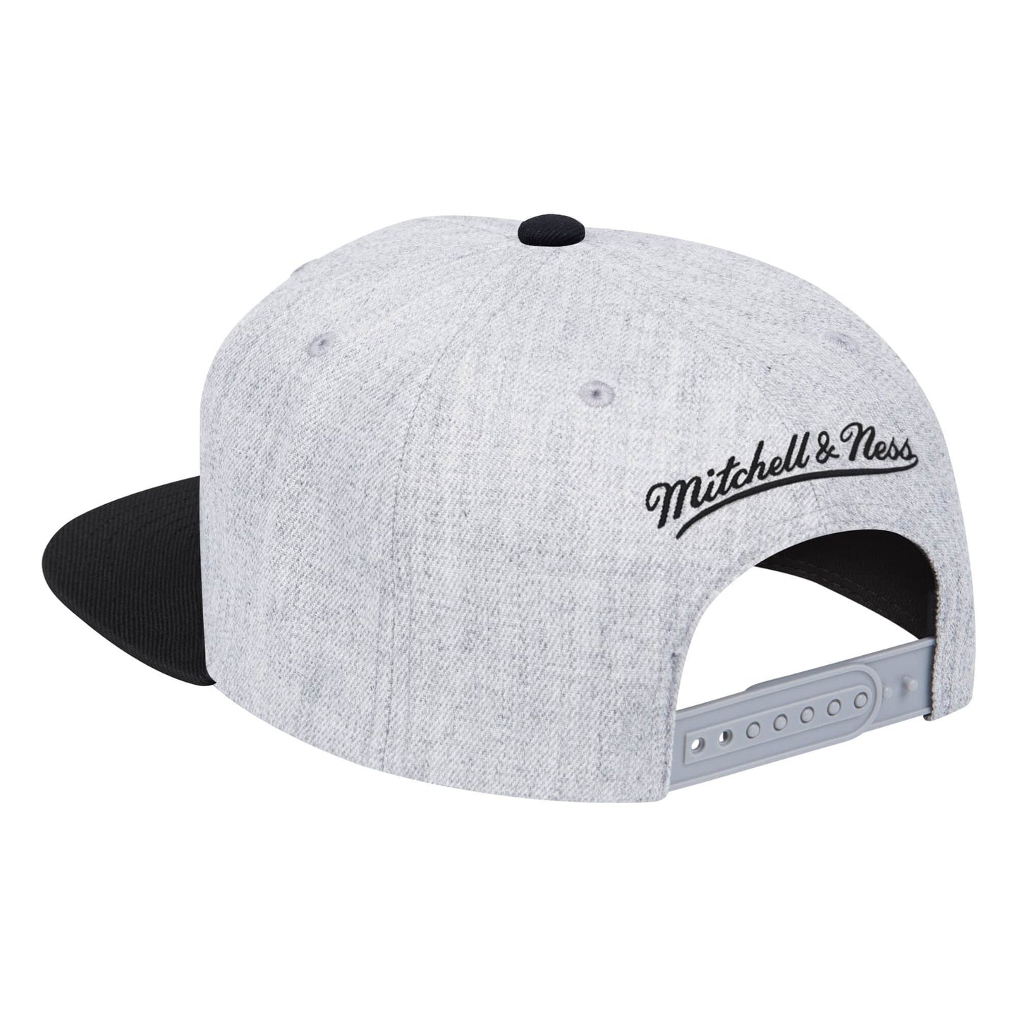 San Antonio Spurs Mitchell & Ness Grey Black Pop Snapback Hat - Pro Jersey Sports