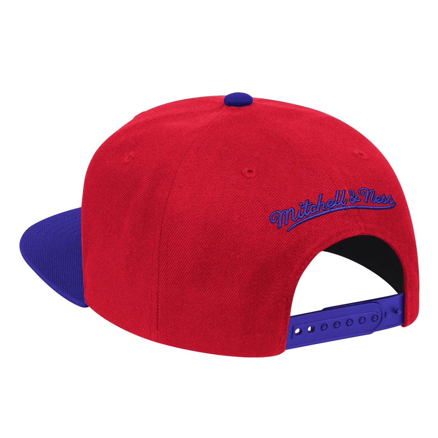 Mens NBA Toronto Raptors Red/Purple Wool 2 Tone Snapback Hat By Mitchell And Ness - Pro Jersey Sports