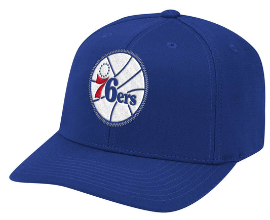 Mens NBA Philadelphia 76ers Royal Zigm Zagm Stretch Snapback Hat By Mitchell And Ness - Pro Jersey Sports