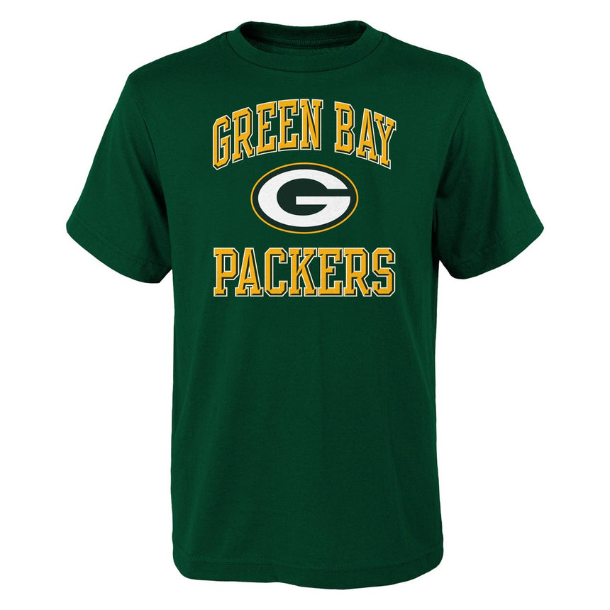 Youth Green Bay Packers Green Ovation Short Sleeve Tee - Pro Jersey Sports
