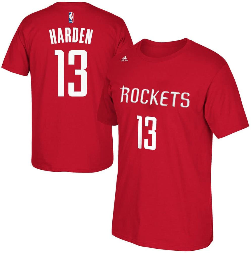 Mens James Harden Houston Rockets Go To Name And Number Tee - Pro Jersey Sports