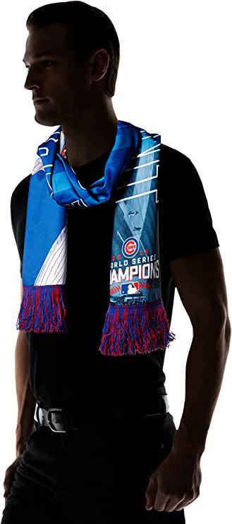 Chicago Cubs Kris Bryant #17 World Series Champions Printed Photo Scarf - Pro Jersey Sports