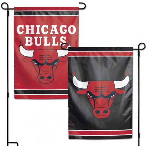 Chicago Bulls 12.5X18 2 Sided Garden Flag
