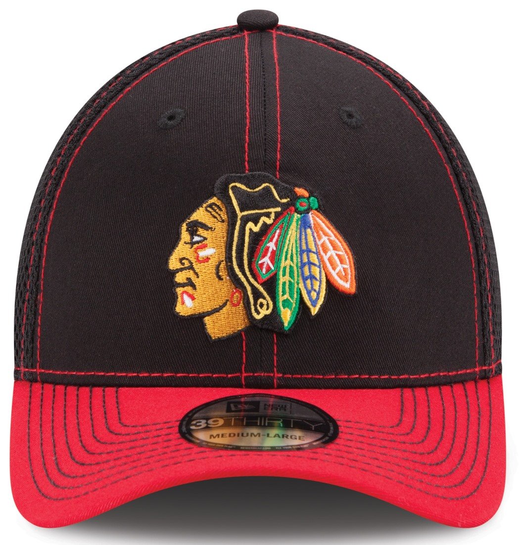 Chicago Blackhawks New Era NHL 39THIRTY Neo Fitted Hat - 2 Tone