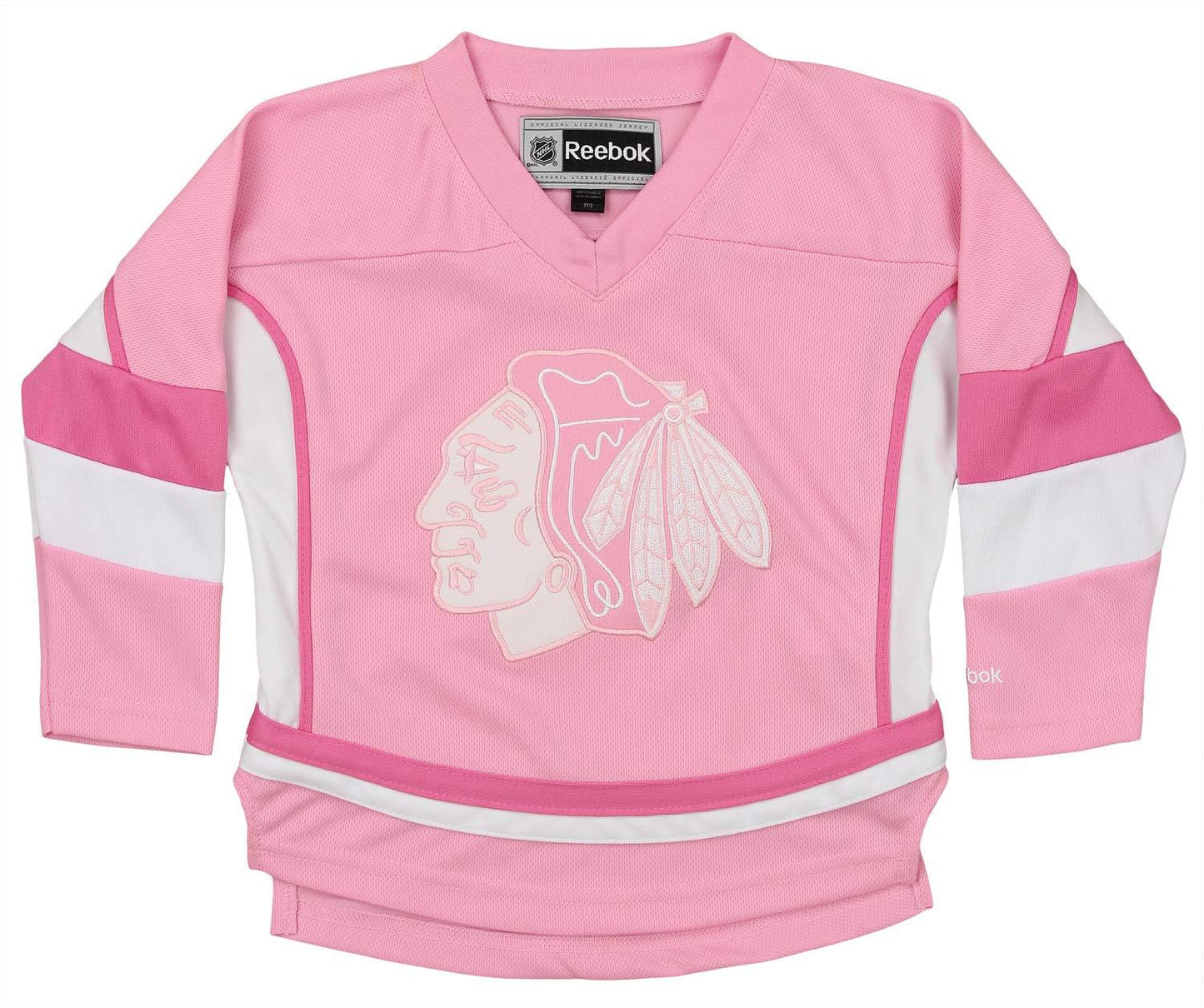 Girls Chicago Blackhawks Patrick Sharp Toddler Pink Jersey - Pro Jersey Sports