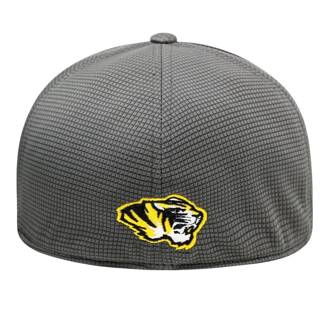 Missouri Tigers Gray Booster Plus One Fit Hat by Top of the World - Pro Jersey Sports