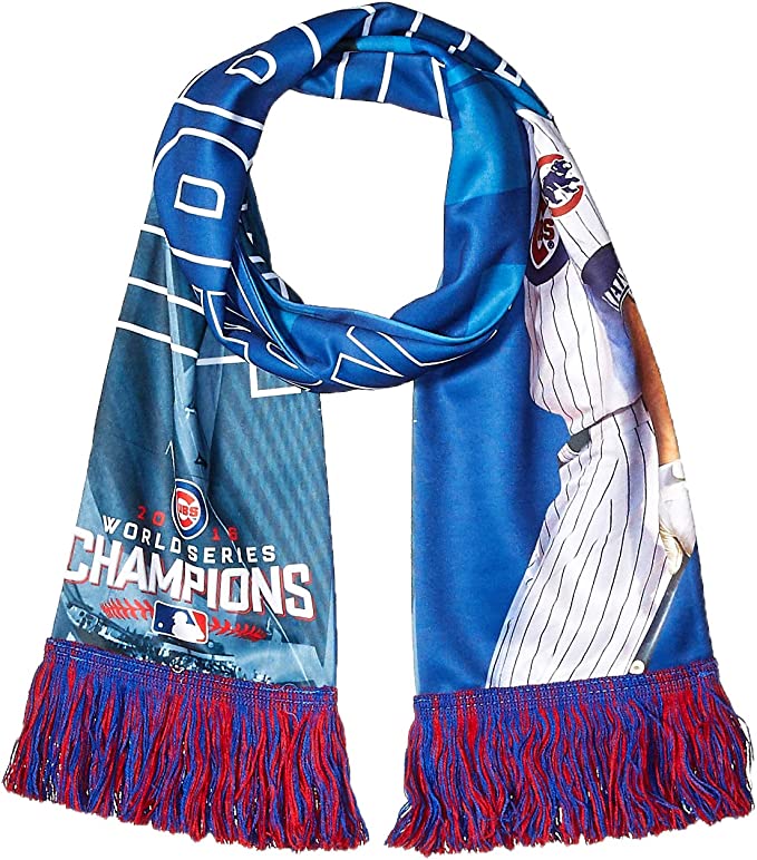 Chicago Cubs Kris Bryant #17 World Series Champions Printed Photo Scarf