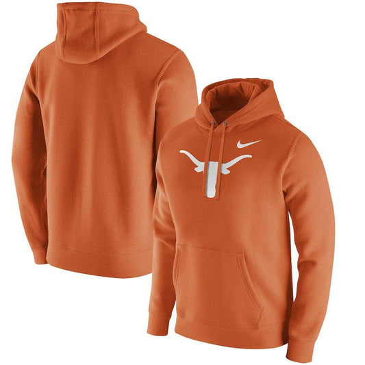 Men's Texas Longhorns Nike Burnt Orange Club Fleece Hoodie - Pro Jersey Sports