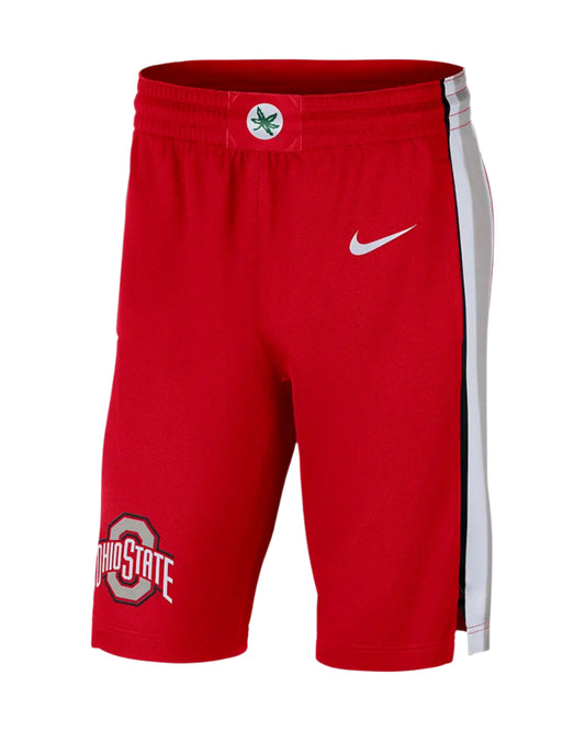 Men's Nike NCAA Ohio State Buckeyes Red Basketball Shorts - Pro Jersey Sports