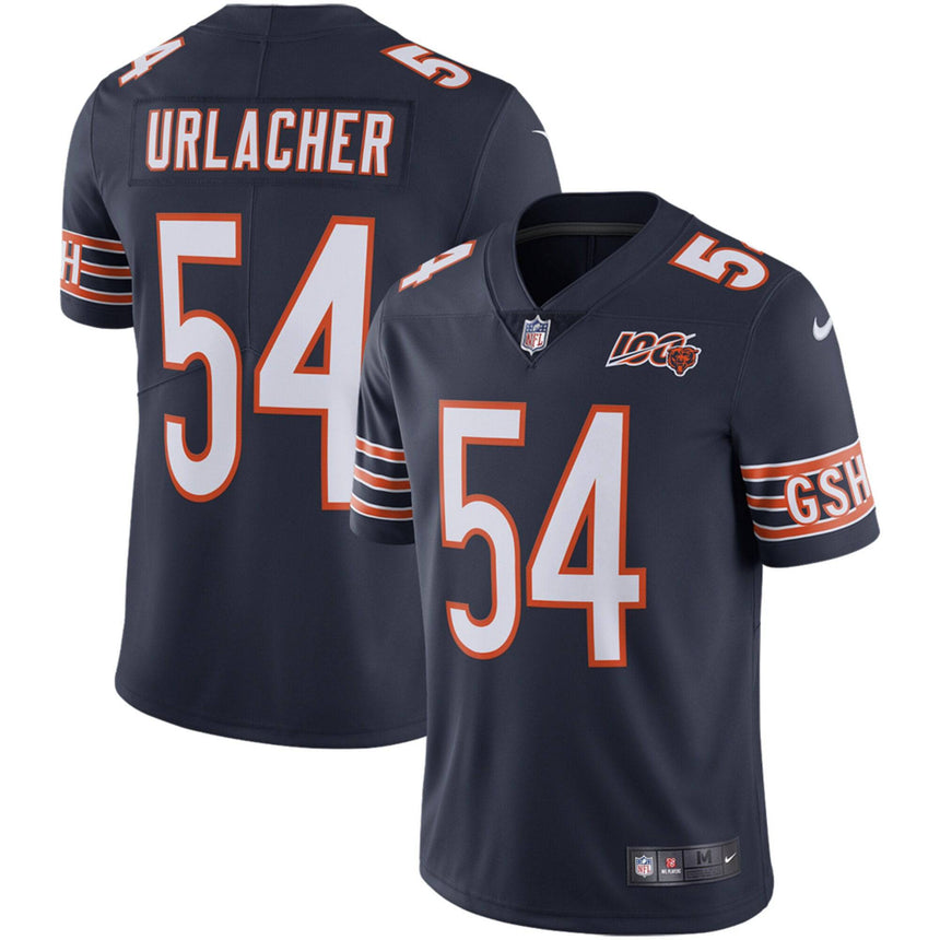 Men's Chicago Bears Brian Urlacher Nike Navy 100th Season Retired Limited Jersey - Pro Jersey Sports