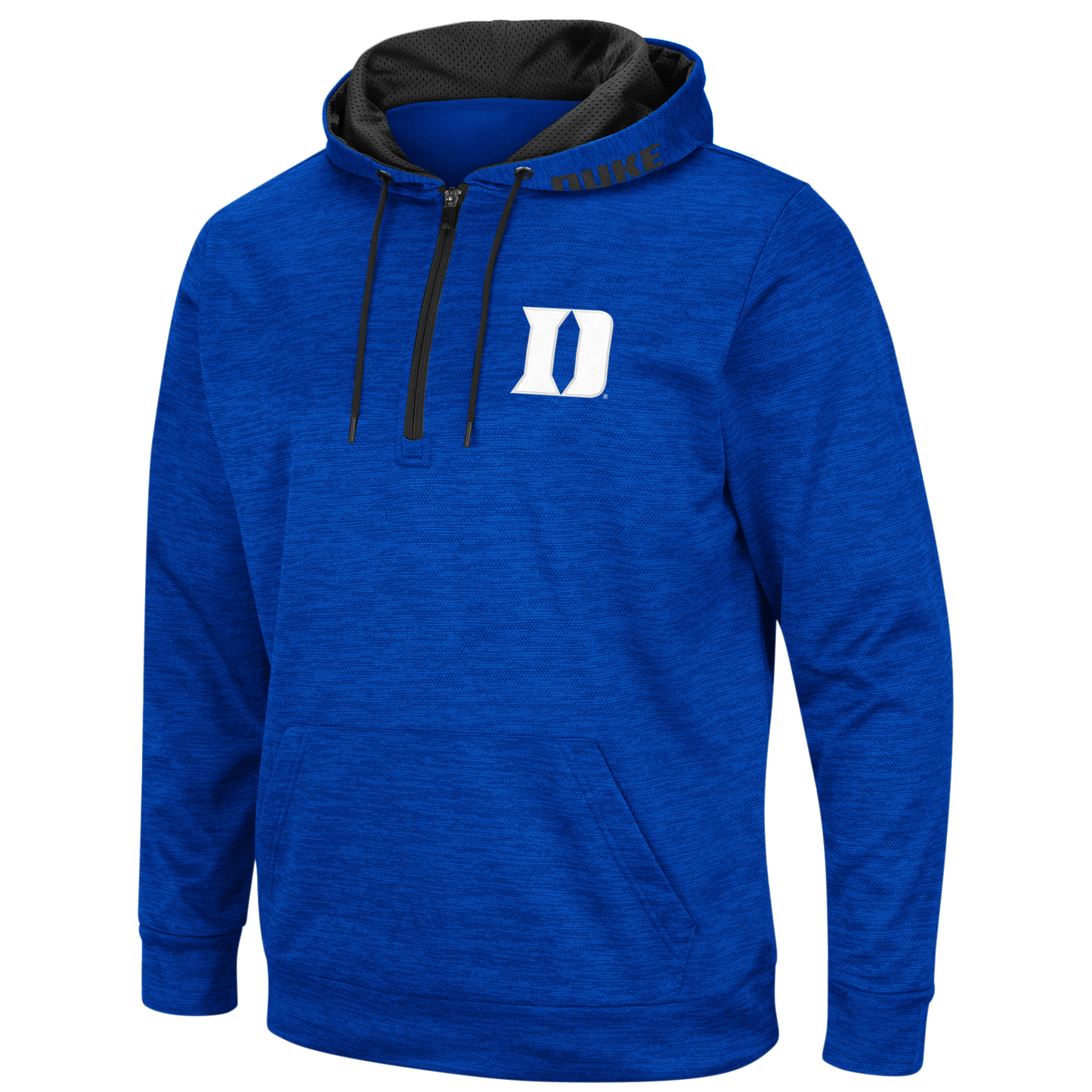 Men's NCAA Duke Blue Devils Wonder Marled 1/4 Zip Hoodie By Colosseum Athletics - Pro Jersey Sports