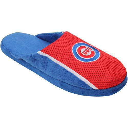 Chicago Cubs Jersey Slide Slippers-Mens