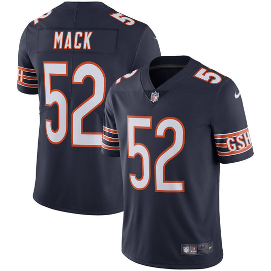 Men's Chicago Bears Khalil Mack Nike Navy Vapor Limited Jersey - Pro Jersey Sports