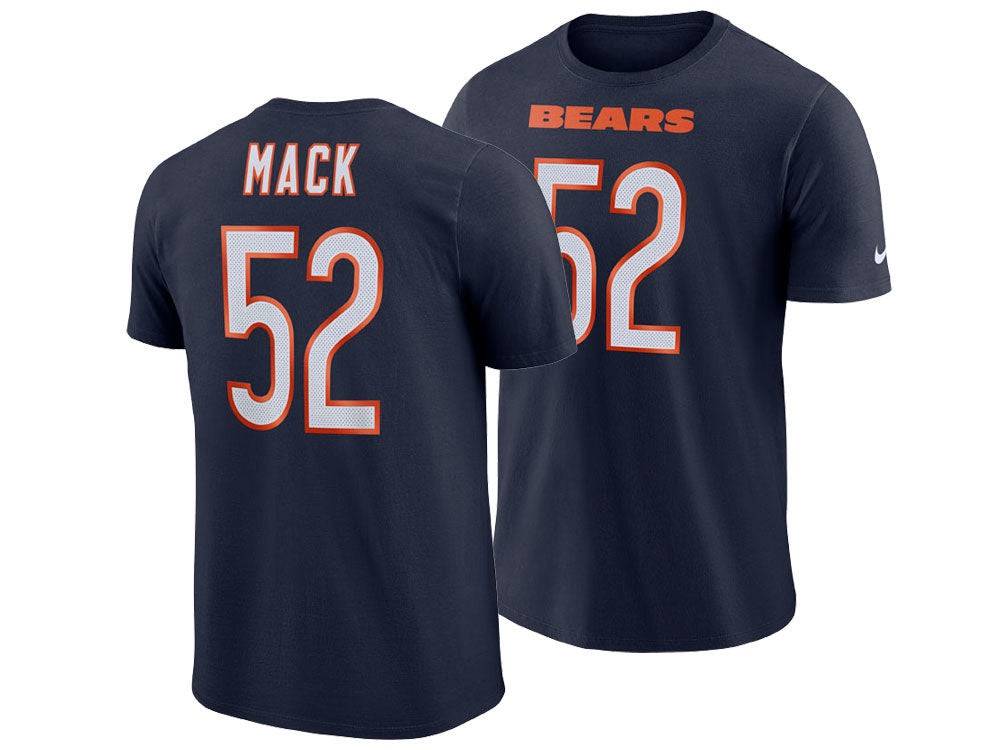 Youth Chicago Bears Khalil Mack Nike NFL Pride Name and Number Wordmark T- shirt - Pro Jersey Sports