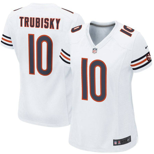 Women's Chicago Bears Mitchell Trubisky Nike White Game Jersey - Pro Jersey Sports