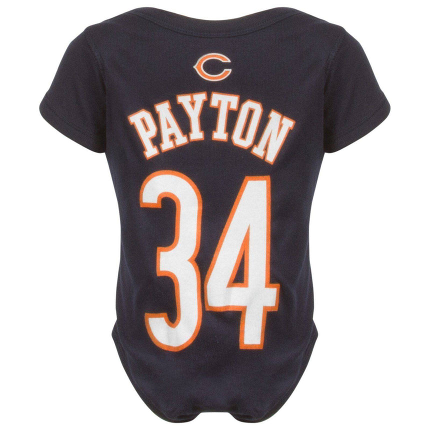 Chicago Bears Infant Navy Walter Payton Creeper - Pro Jersey Sports