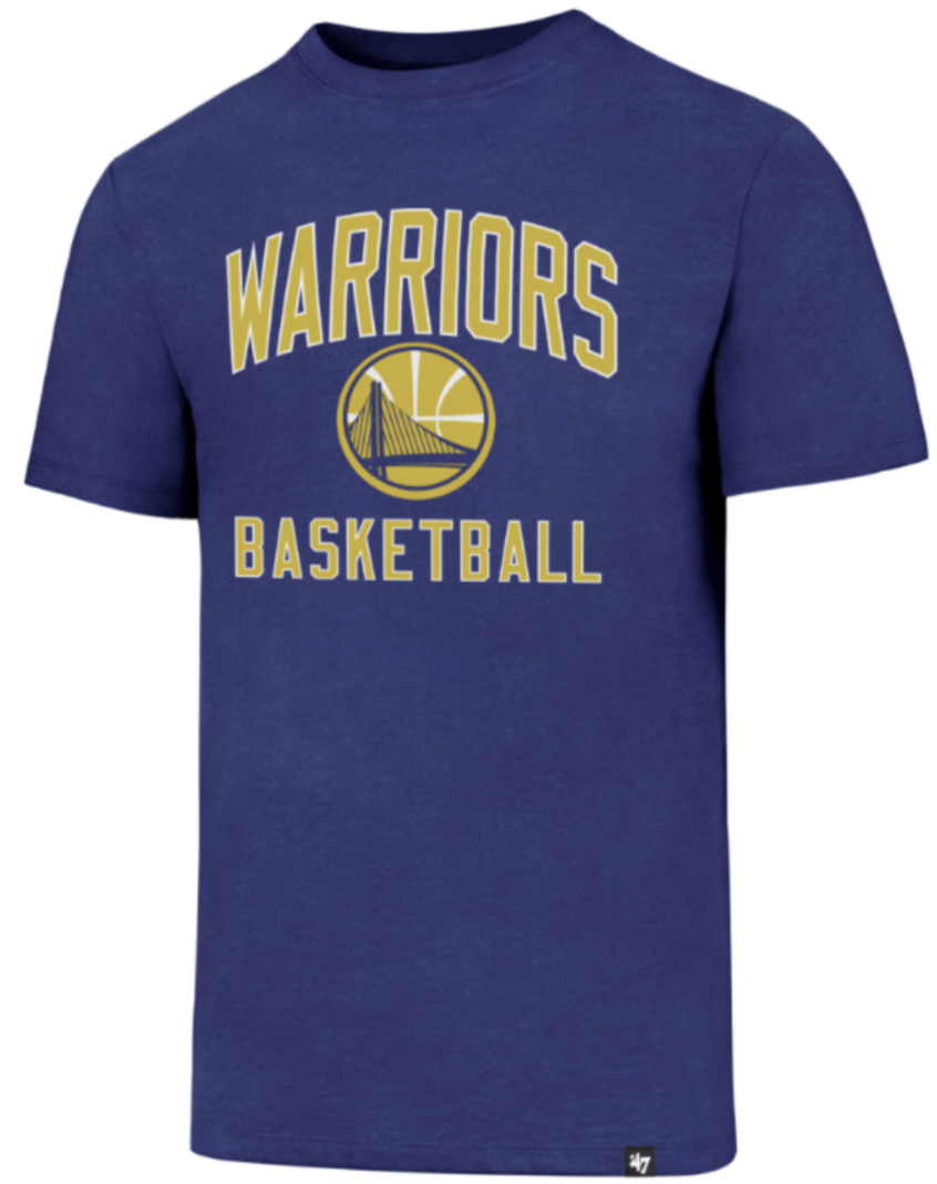 Mens 47 Brand NBA Golden State Warriors Club Tee - Pro Jersey Sports