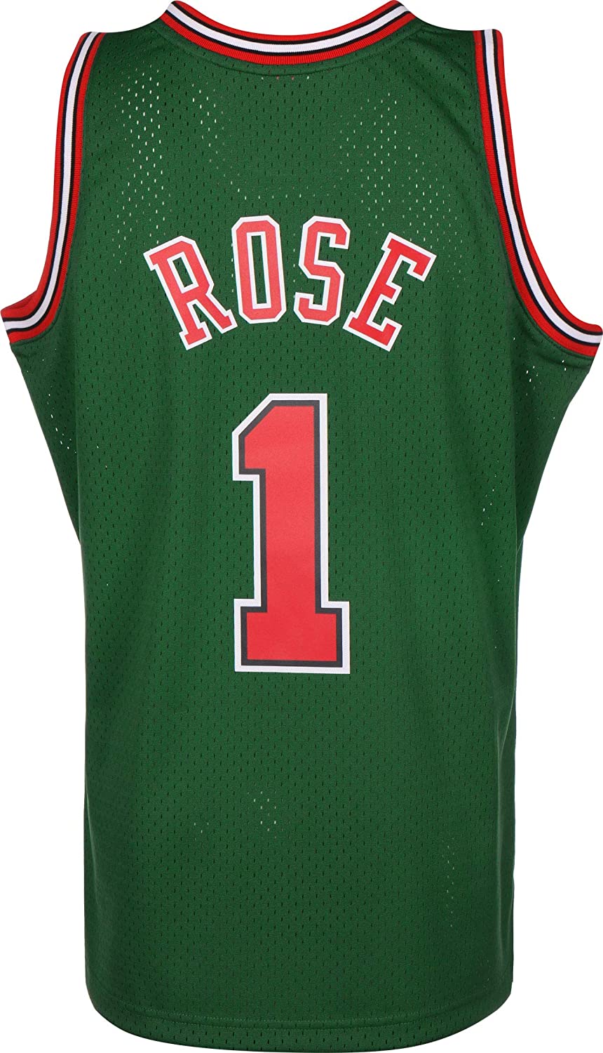 Men's Chicago Bulls Derrick Rose Mitchell & Ness Green 2008-09 Hardwood Classics Swingman Jersey - Pro Jersey Sports