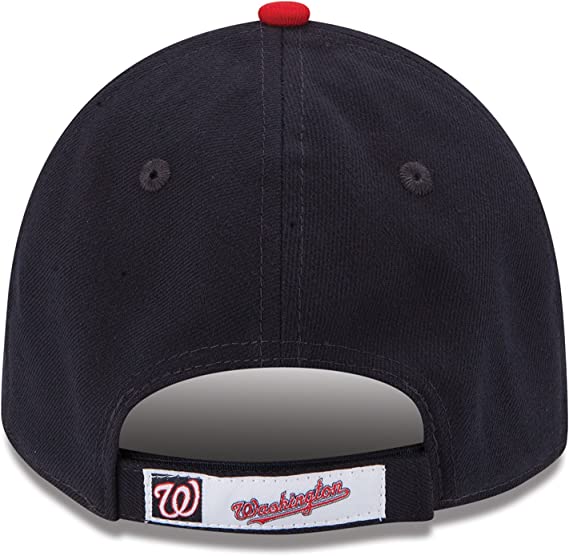 Washington Nationals Navy The League 9FORTY Adjustable Game Cap - Pro Jersey Sports