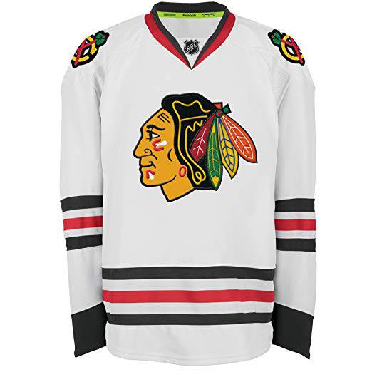 Mens Chicago Blackhawks Corey Crawford Edge 2 Authentic Road Jersey by Reebok - Pro Jersey Sports