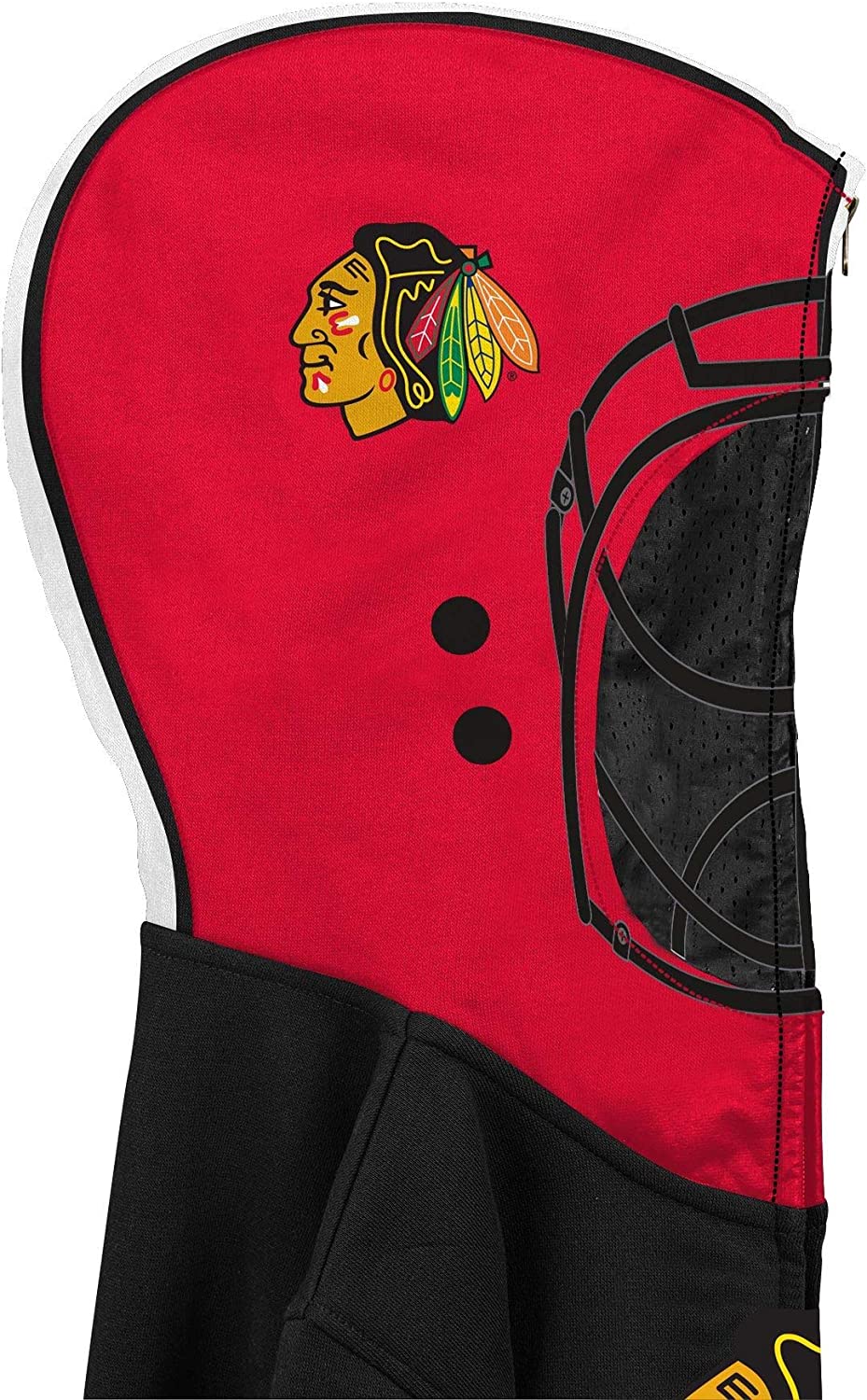 Chicago Blackhawks Youth NHL Reebok "Goalie Mask" Full Zip Sweatshirt - Pro Jersey Sports