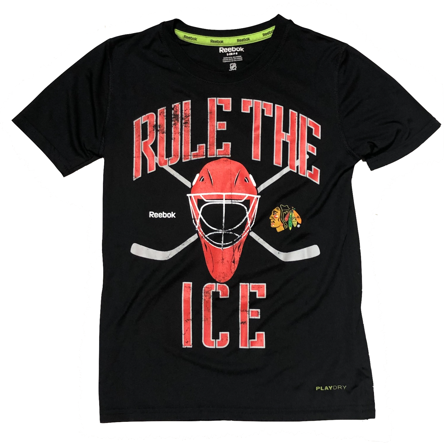 Chicago Blackhawks Youth Rule The Ice Performance Tee - Pro Jersey Sports