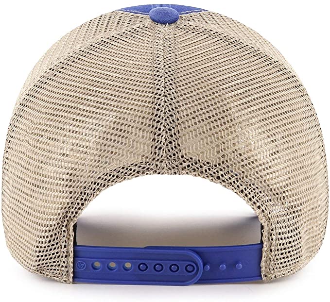 '47 Brand Los Angeles Dodgers Royal/Natural Flagship Wash Adjustable Mesh Back Hat - Pro Jersey Sports