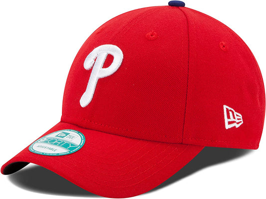 Youth Philadelphia Phillies New Era MLB The League Red 9FORTY Adjustable Cap - Pro Jersey Sports