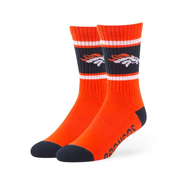 Denver Broncos Duster Socks by '47 Brand - Pro Jersey Sports