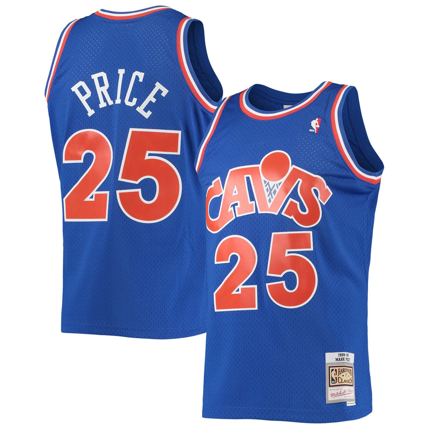 Men's Mark Price Cleveland Cavaliers Mitchell & Ness 1988-89 Hardwood Classics Swingman Jersey - Blue - Pro Jersey Sports