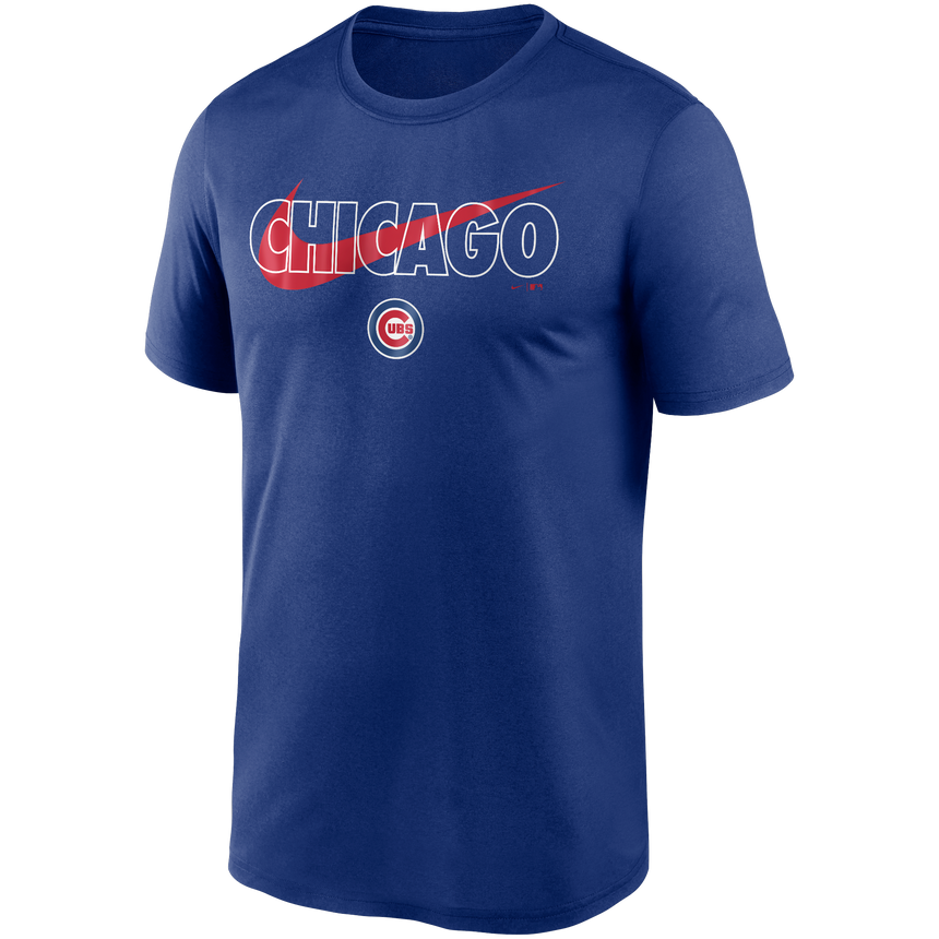Men's Chicago Cubs Royal Nike City Swoosh Dri-Fit Tee - Pro Jersey Sports