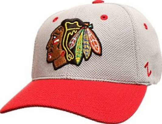 Zephyr NHL Chicago Blackhawks Athlete Flex Fit Cap - Pro Jersey Sports