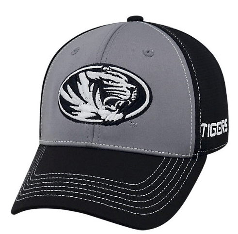 Missouri Tigers Two-Tone Dynamic Memory Fit Flex Fit Hat - Pro Jersey Sports