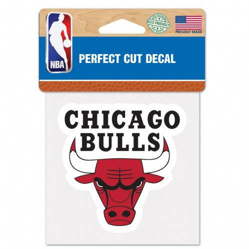 Chicago Bulls 4X4 Perfect Cut Decal - Pro Jersey Sports