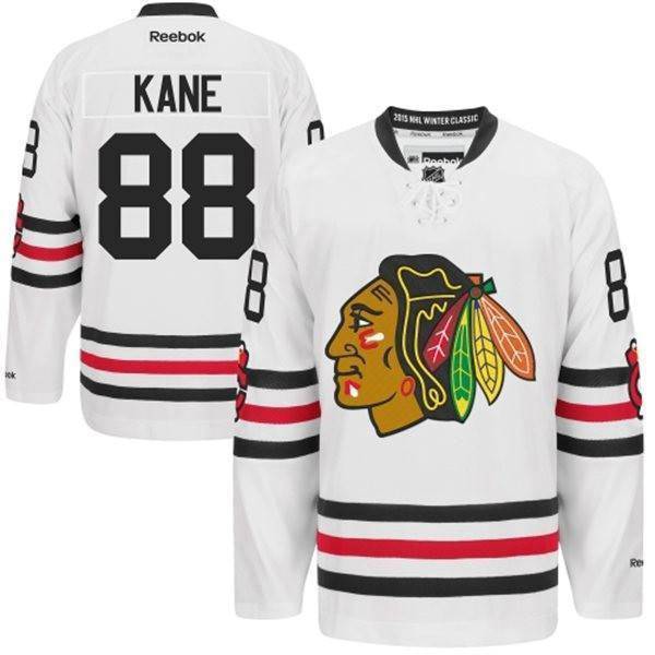 Mens Chicago Blackhawks Patrick Kane 2015 Winter Classic Premier Jersey by Reebok - Pro Jersey Sports