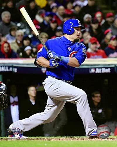 Kyle Schwarber Chicago Cubs 2016 World Series Action Photo - Pro Jersey Sports
